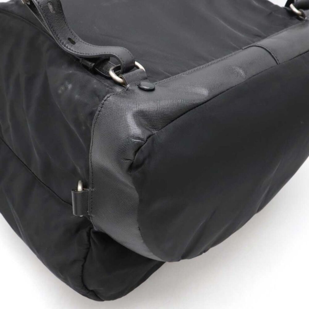 Prada Triangle Logo Nylon Backpack - image 3